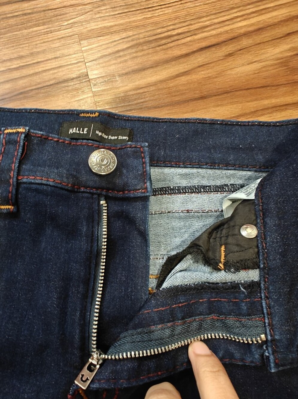 True Religion Halle Indigo High-Rise Skinny Jeans - Picture 6 of 11